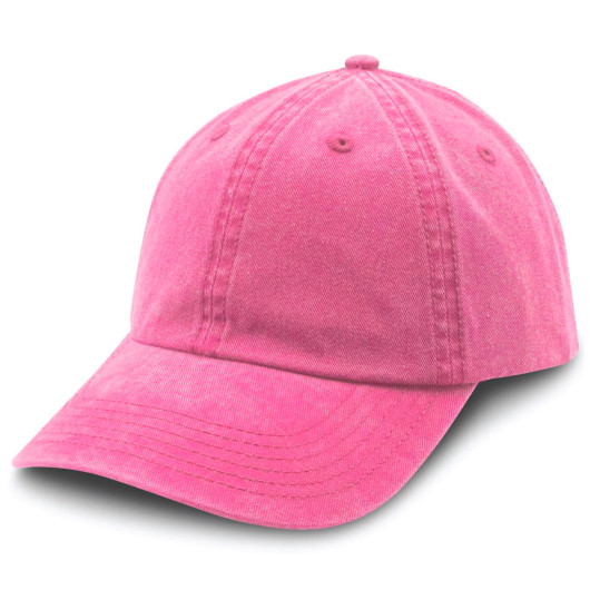 Pink Washed Chino Caps